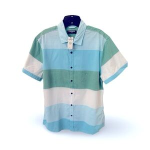 EXPRESS MENS CASUAL SHORT SLEEVE BUTTON DOWN SHIRT NEW WITH TAGS